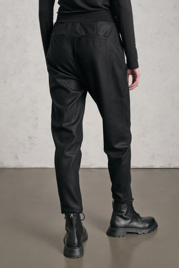 Pantalone regular fit in maglia di lana cotta | 1019.CFDTREV316.10