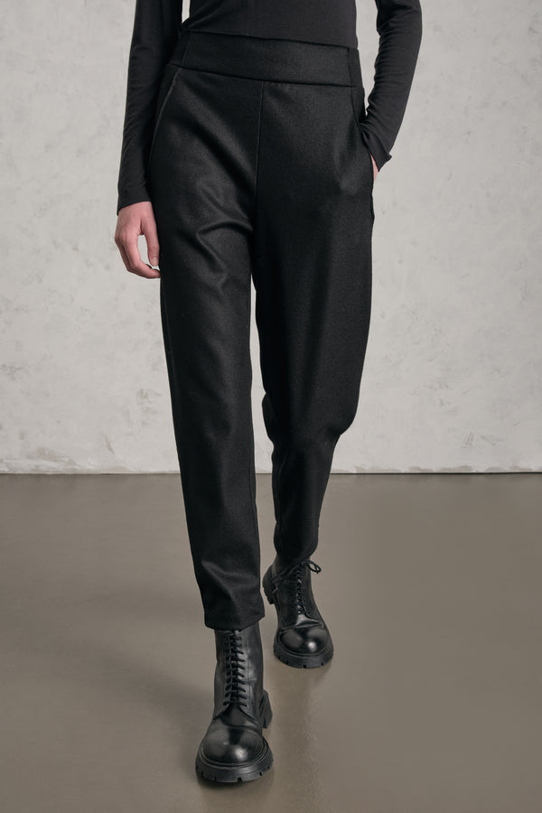 Pantalone regular fit in maglia di lana cotta | 1019.CFDTREV316.10