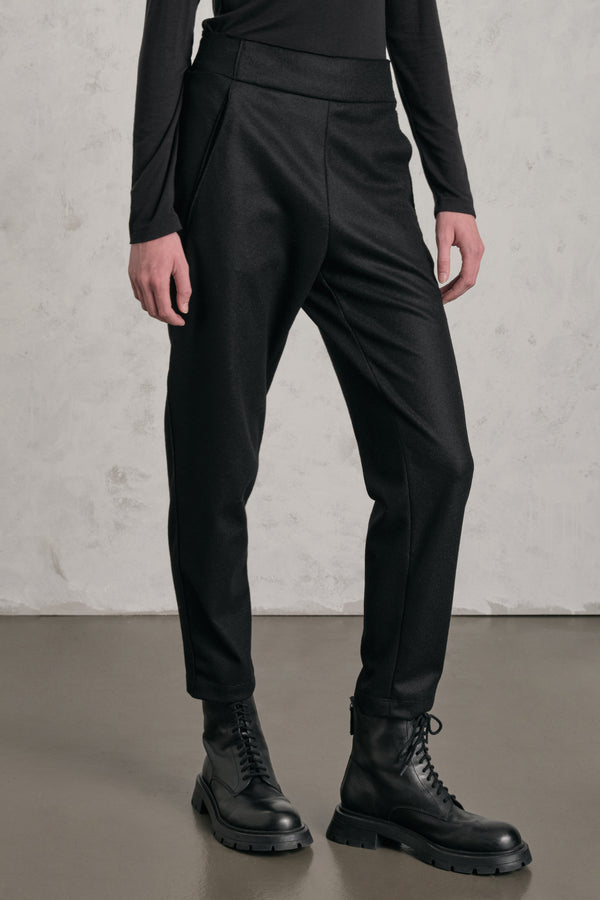 Pantalone regular fit in maglia di lana cotta | 1019.CFDTREV316.10