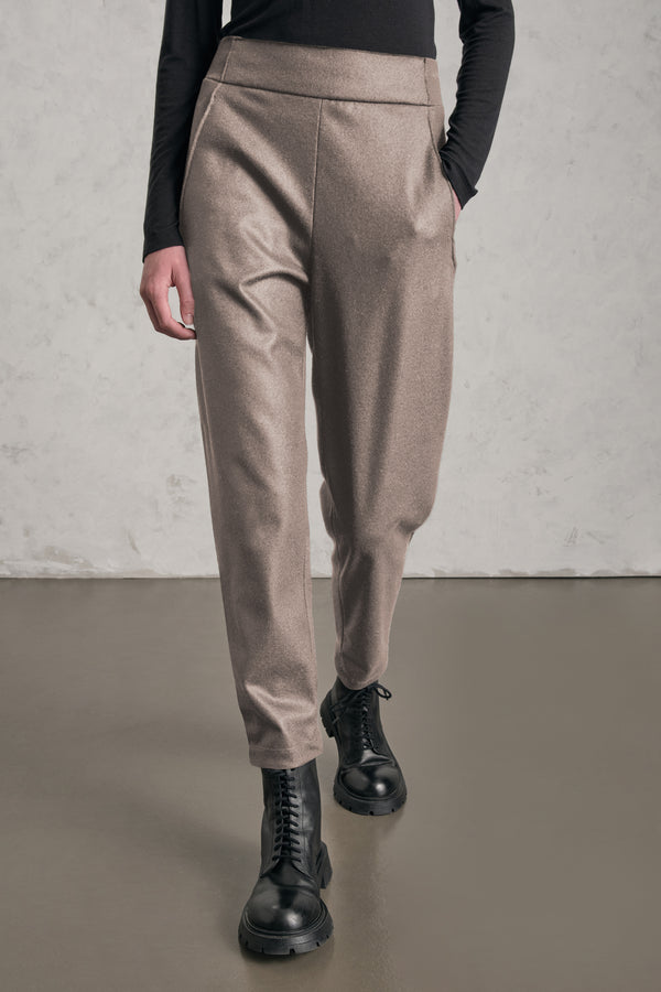 Slim-fit trousers in light wool cloth | 1019.CFDTREV316.31