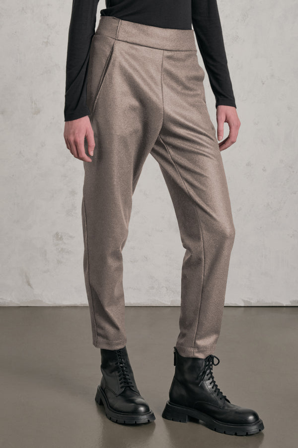 Slim-fit trousers in light wool cloth | 1019.CFDTREV316.31