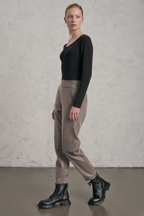 Slim-fit trousers in light wool cloth | 1019.CFDTREV316.31