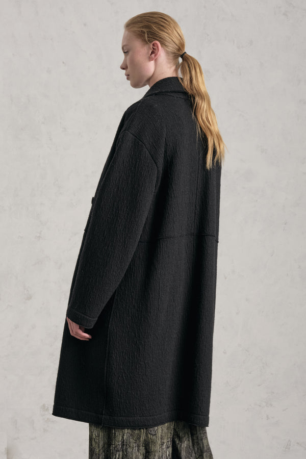 Zweireihiger Oversize-Mantel aus Doubleface-Boiled-Wool | 1019.CFDTREX331.10