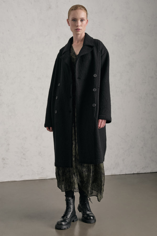 Zweireihiger Oversize-Mantel aus Doubleface-Boiled-Wool | 1019.CFDTREX331.10