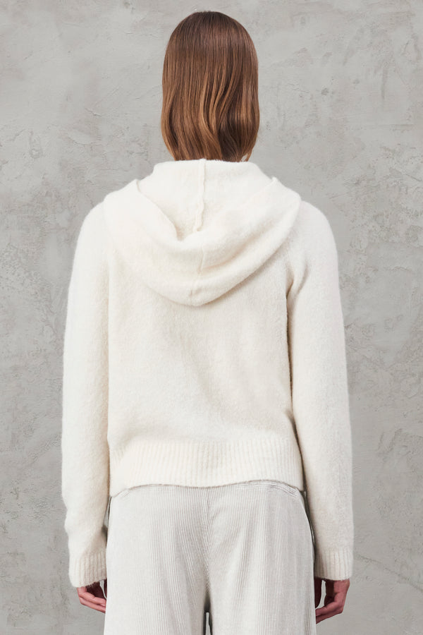 Hooded alpaca and wool knit | 1010.CFDTRV12473.02