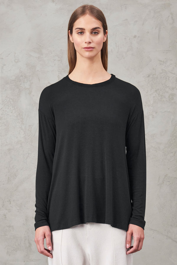 Comfort fit t-shirt in stretch modal jersey | 1010.CFDTRVI183.10