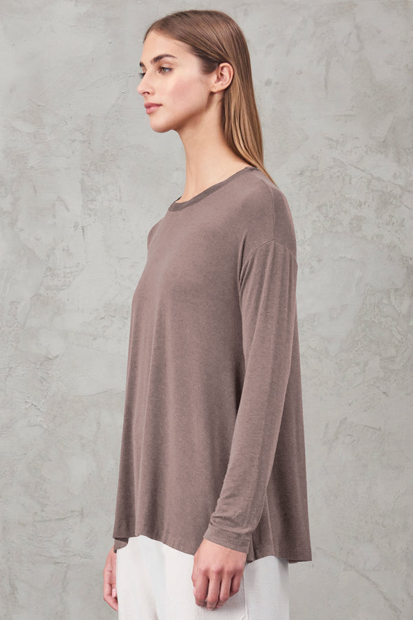 Comfort fit t-shirt in stretch modal jersey | 1010.CFDTRVI183.31