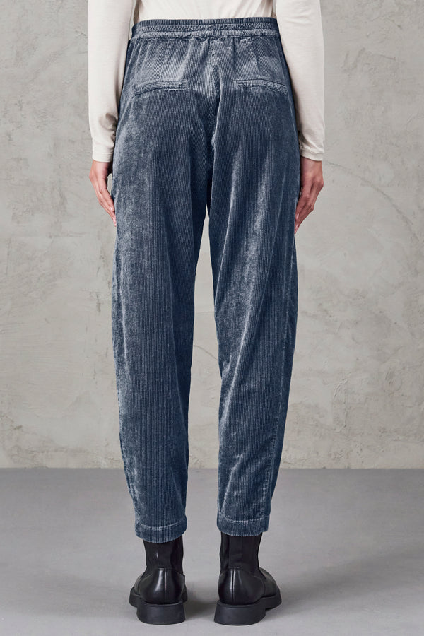 Pantalon taille élastique coupe confort en velours côtelé | 1010.CFDTRVQ262.15