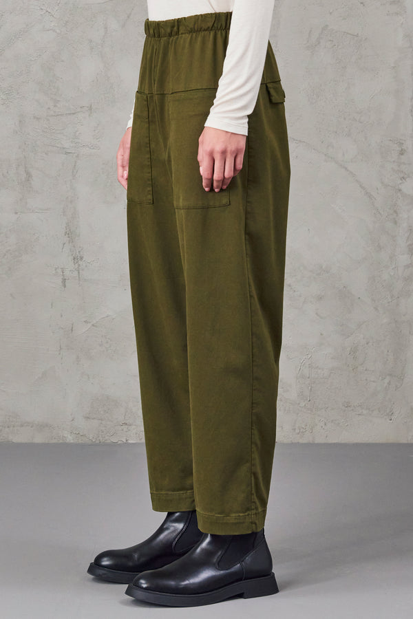 Pantalon coupe confort avec poches avant en viscose et coton extensible | 1010.CFDTRVR273.14