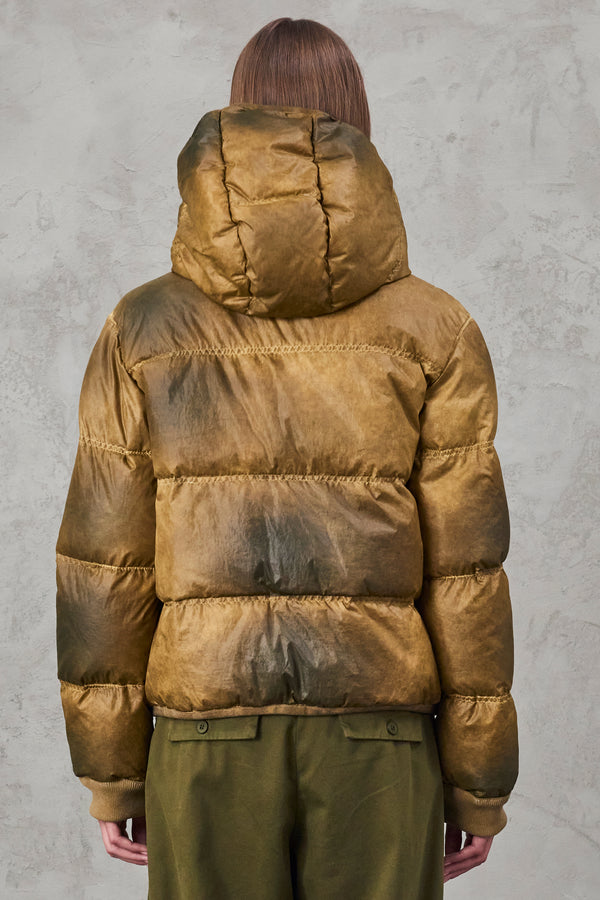 Fade short hooded jacket in goose down | 1010.CFDTRVT290E.123