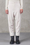Pantalone comfort fit e cavallo basso in maglia di lana cotta | 1010.CFDTRVU300.01