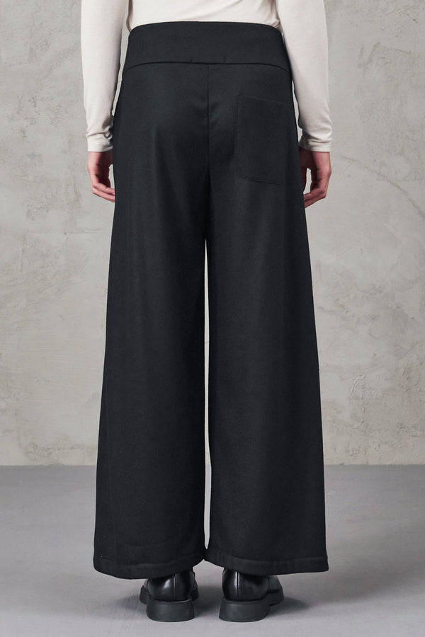 Palazzo pant in light boiled wool | 1010.CFDTRVV314.10