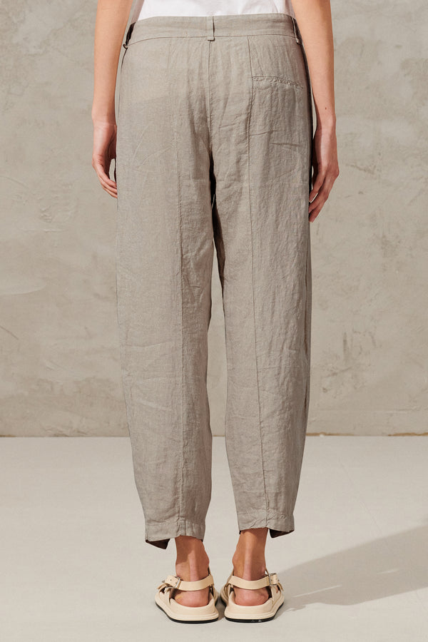 Comfort fit linen trousers | 1011.CFDTRWD131.12