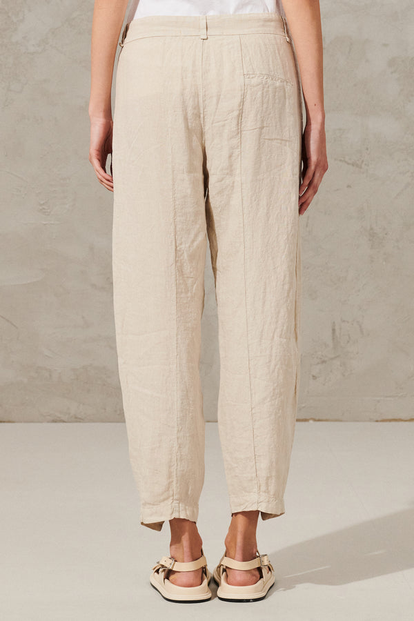 Comfort fit linen trousers | 1011.CFDTRWD131.21
