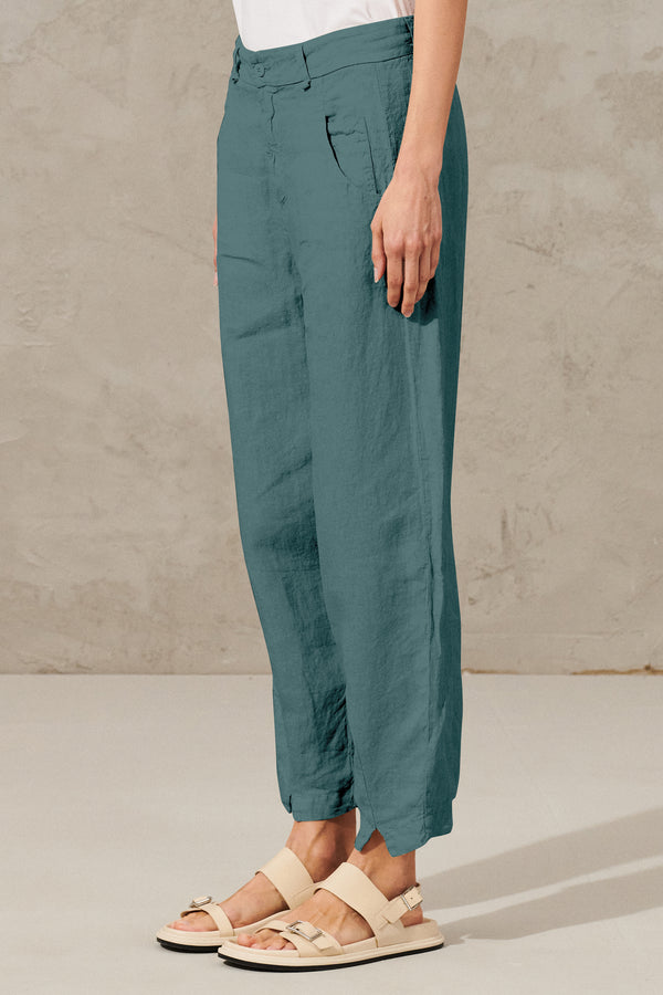 Comfort fit linen trousers | 1011.CFDTRWD131.25