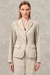 Stretch cotton poplin 2-button jacket | 1011.CFDTRWM220.21