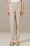 Pantalon coupe droite en coton extensible avec taille élastique | 1011.CFDTRWM227.21