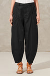 Light cotton wide and ergonomic trousers with big front pockets | 1011.CFDTRWN235.10