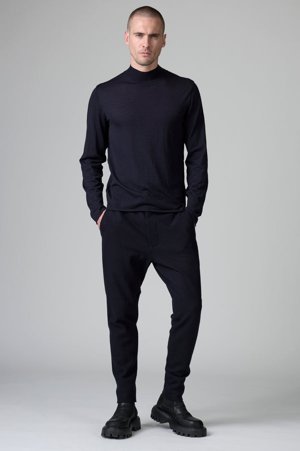Virgin wool regular-fit mock turtleneck knit | 1016.CFUTRB11463.U05