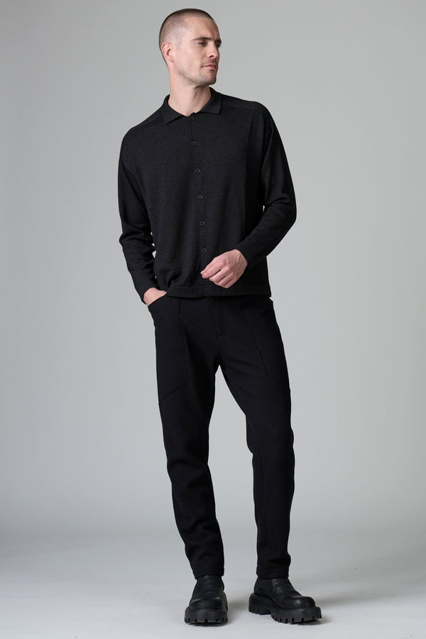 Vanisé loose-fit shirt in viscose and wool | 1016.CFUTRB13484.U312