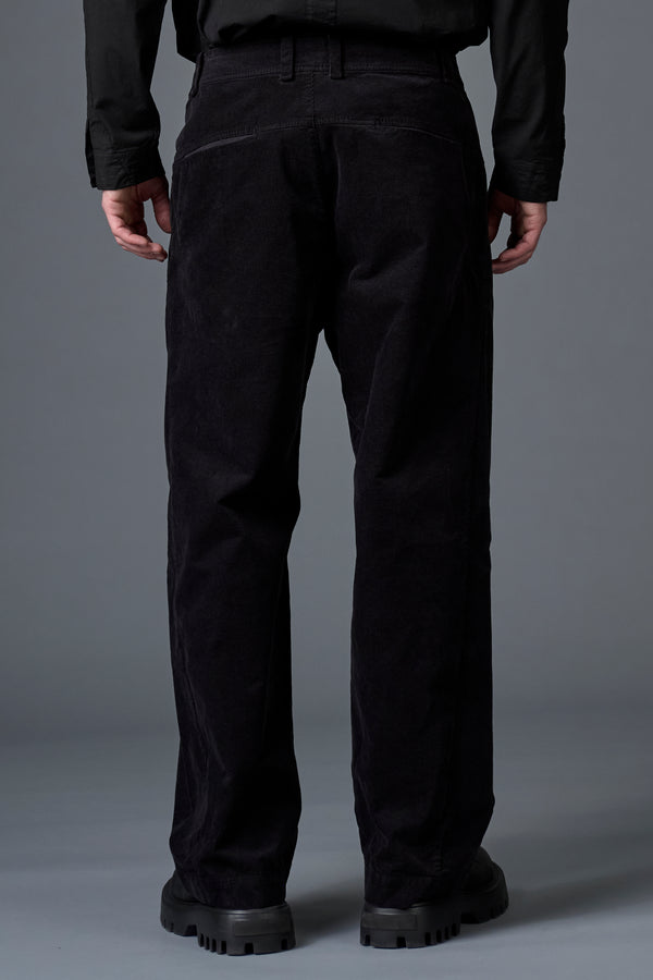 Pantalone wide-fit in velluto ad effetto pixel | 1016.CFUTRBC125.U10