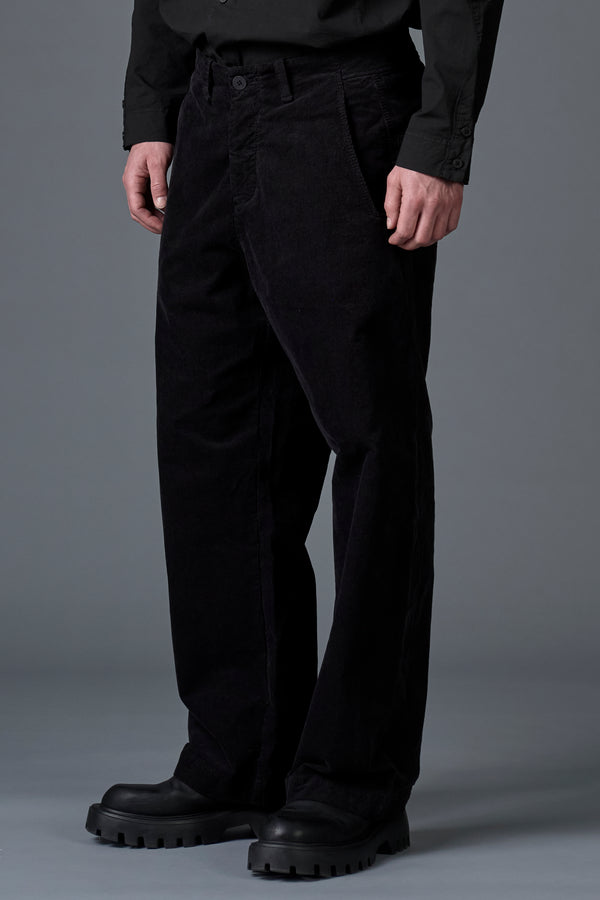 Pantalone wide-fit in velluto ad effetto pixel | 1016.CFUTRBC125.U10