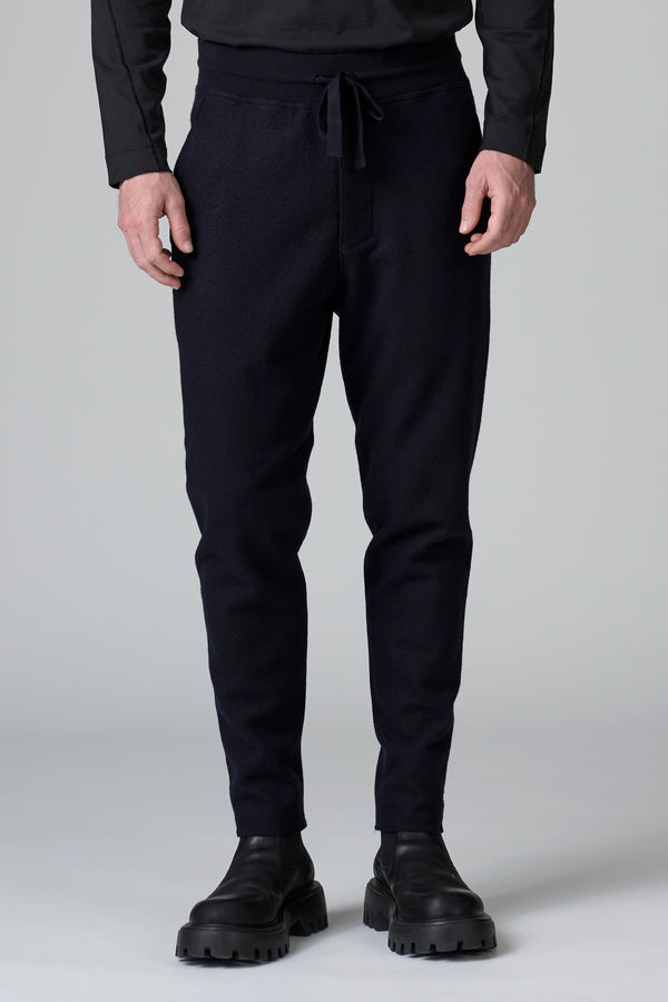 Pantalon de jogging coupe brute en drap de laine vierge coupe brute | 1016.CFUTRBK205.U05