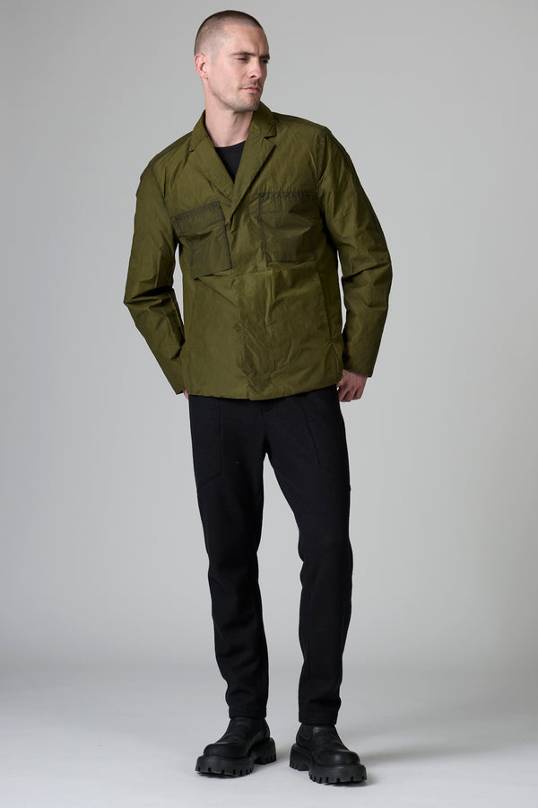 Reversible regular fit jacket duck down padded in cotton and polyamide, cold dyed, water repellent | 1016.CFUTRBO242.U04