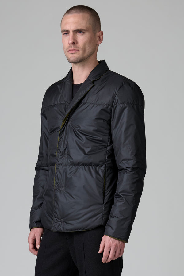 Reversible regular fit jacket duck down padded in cotton and polyamide, cold dyed, water repellent | 1016.CFUTRBO242.U04