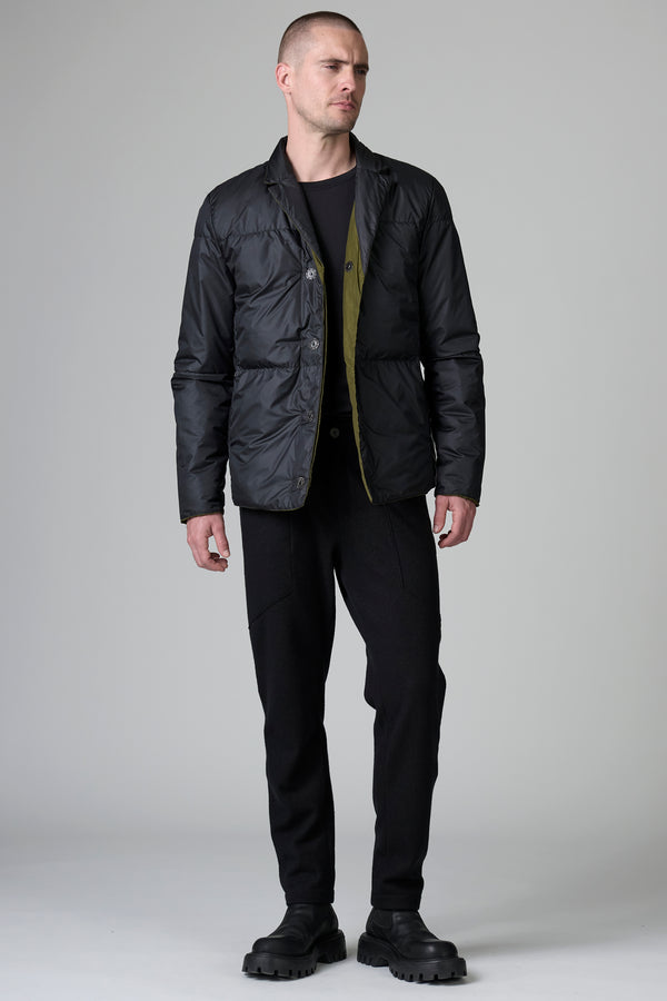 Reversible regular fit jacket duck down padded in cotton and polyamide, cold dyed, water repellent | 1016.CFUTRBO242.U04