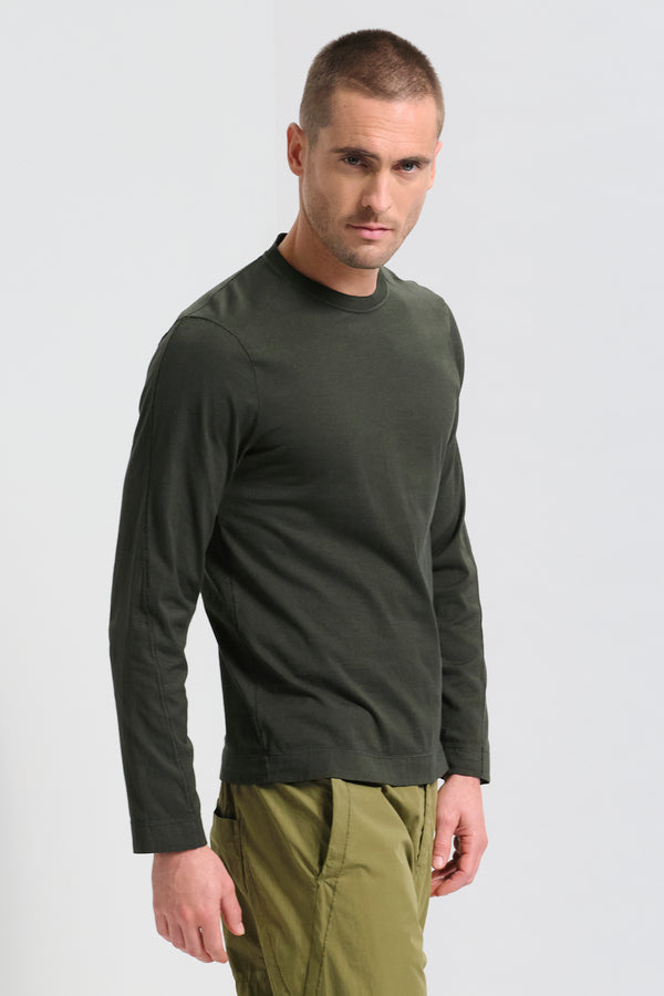 T-shirt in jersey di cotone manica lunga | 1017.CFUTRC1367.U04