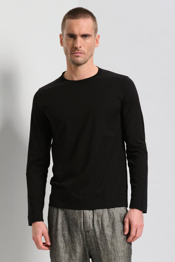T-shirt in jersey di cotone manica lunga | 1017.CFUTRC1367.U10