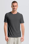 T-shirt regular-fit in jersey di cotone crepe elasticizzato | 1017.CFUTRC4390.U12