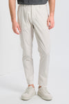 Pantalone chino in tela di cotone con cintura elastica | 1017.CFUTRCB110.U02
