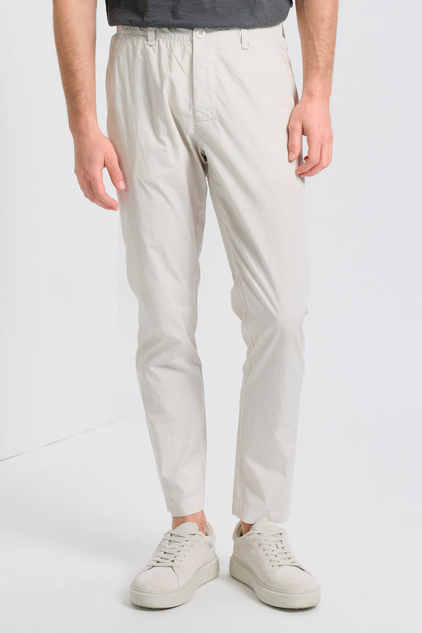 Pantalone chino in tela di cotone con cintura elastica | 1017.CFUTRCB110.U02
