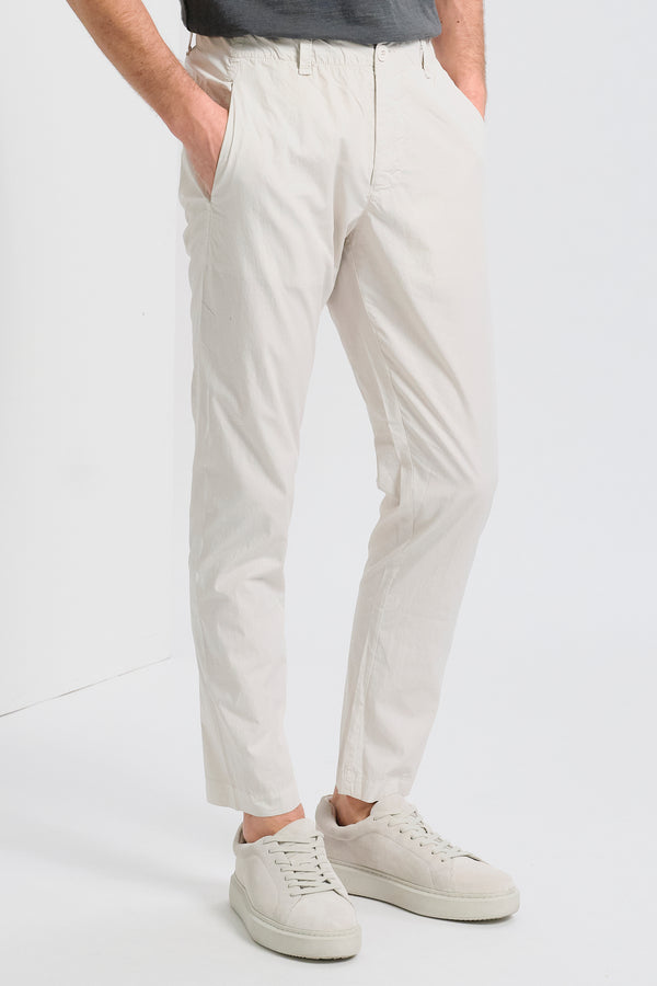 Pantalone chino in tela di cotone con cintura elastica | 1017.CFUTRCB110.U02