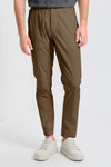 Light cotton chino trousers with elastic waistband | 1017.CFUTRCB110.U06