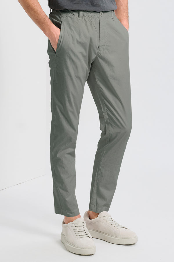 Pantalone chino in tela di cotone con cintura elastica | 1017.CFUTRCB110.U13