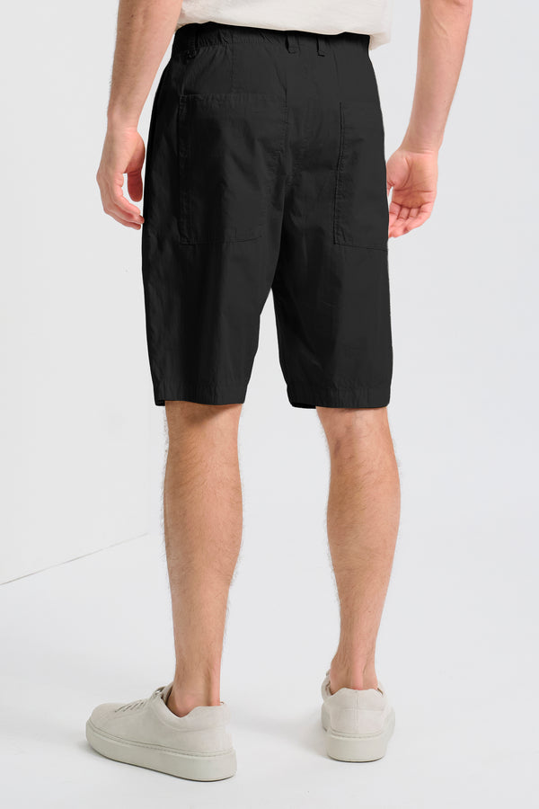 Bermuda jogger regular-fit in tela di cotone con cintura elastica | 1017.CFUTRCB113.U10