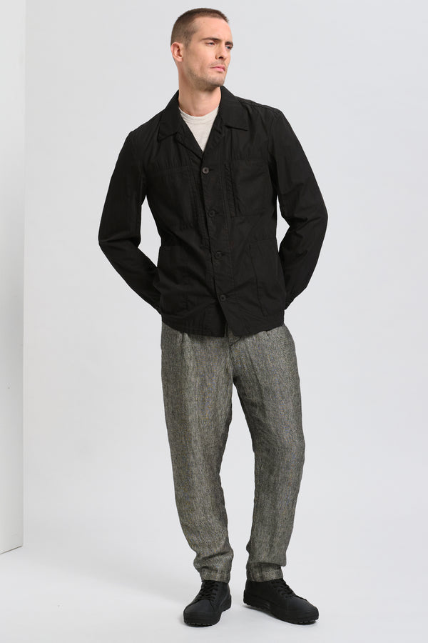 Giacca regular-fit in tela di cotone water repellent | 1017.CFUTRCB116WR.U10