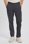Regular-fit chino trousers in stretch cotton and tencel. Side detail with comb stitch | 1017.CFUTRCC122.U12
