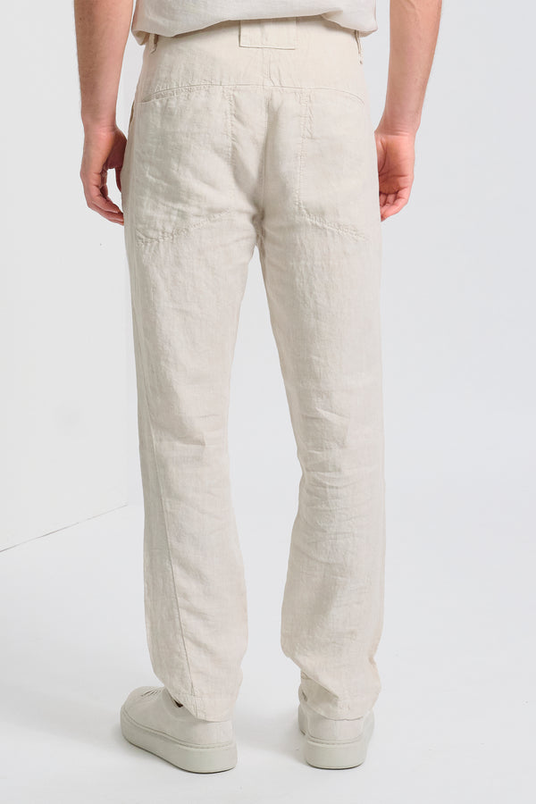Pantalone regular-fit di lino | 1017.CFUTRCD130.U02