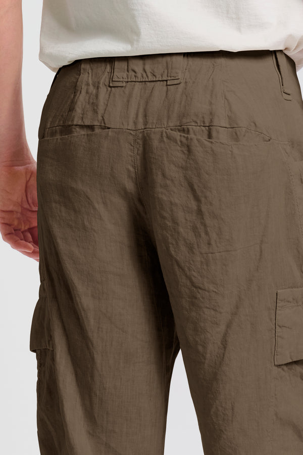 Bermuda cargo regular fit in lino | 1017.CFUTRCD132.U06