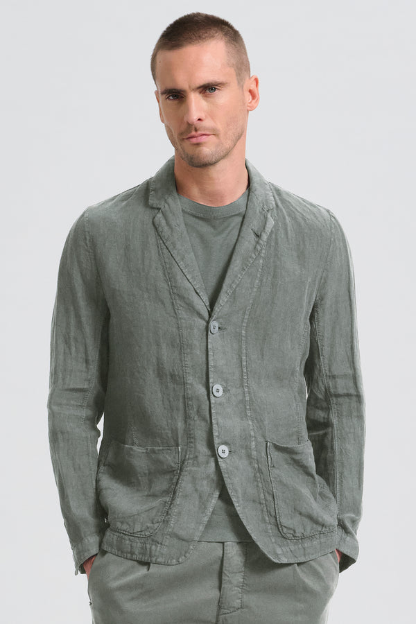 Giacca regular fit in lino | 1017.CFUTRCD133.U13