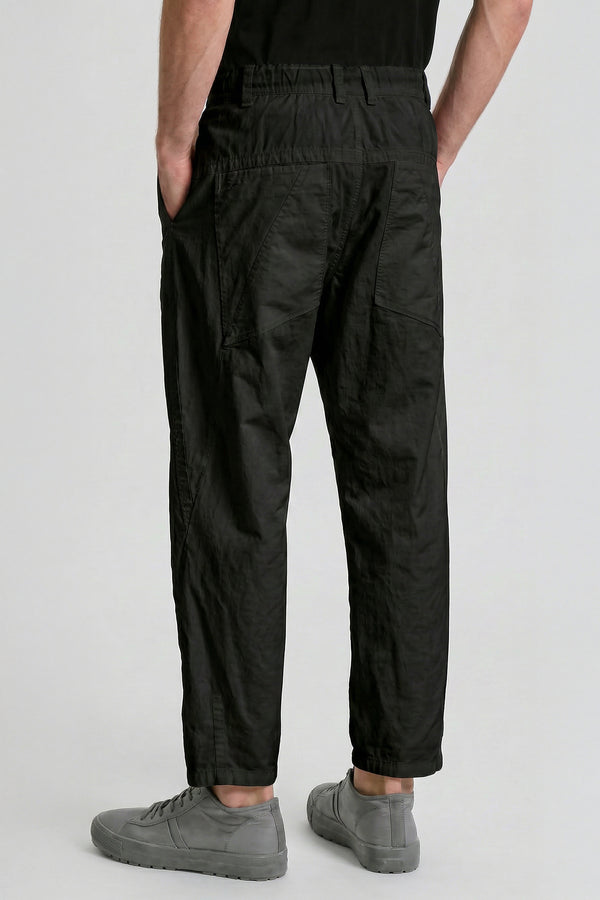 Tobi loose-fit trousers in linen and cotton with elastic comfort belt at the back | 1017.CFUTRCE140.U10