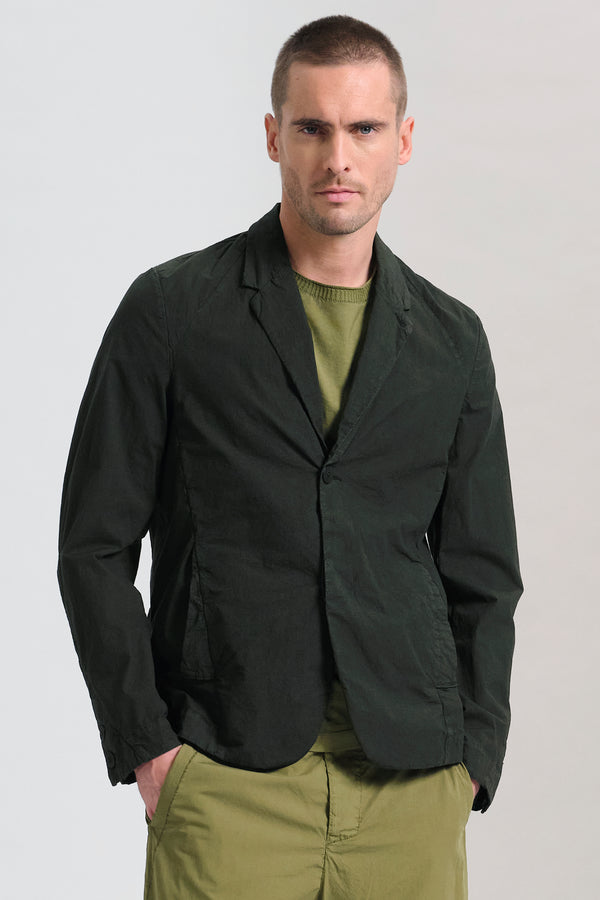 Giacca regular fit in cotone crepe elasticizzato | 1017.CFUTRCG163.U04