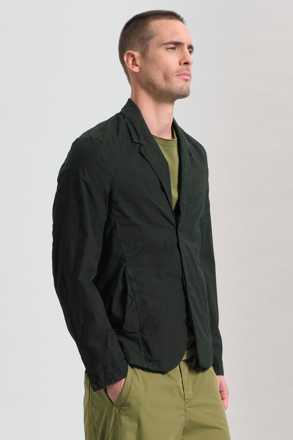 Giacca regular fit in cotone crepe elasticizzato | 1017.CFUTRCG163.U04