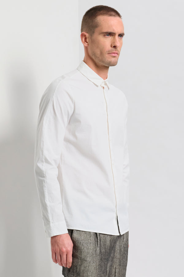 Camicia regular fit in popeline stretch. cuciture in punto pettine su spalle, maniche e centro dietro | 1017.CFUTRCU300.U00