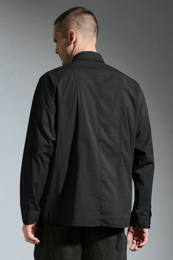 Camicia oversize in popeline stretch | 1017.CFUTRCU305.U10