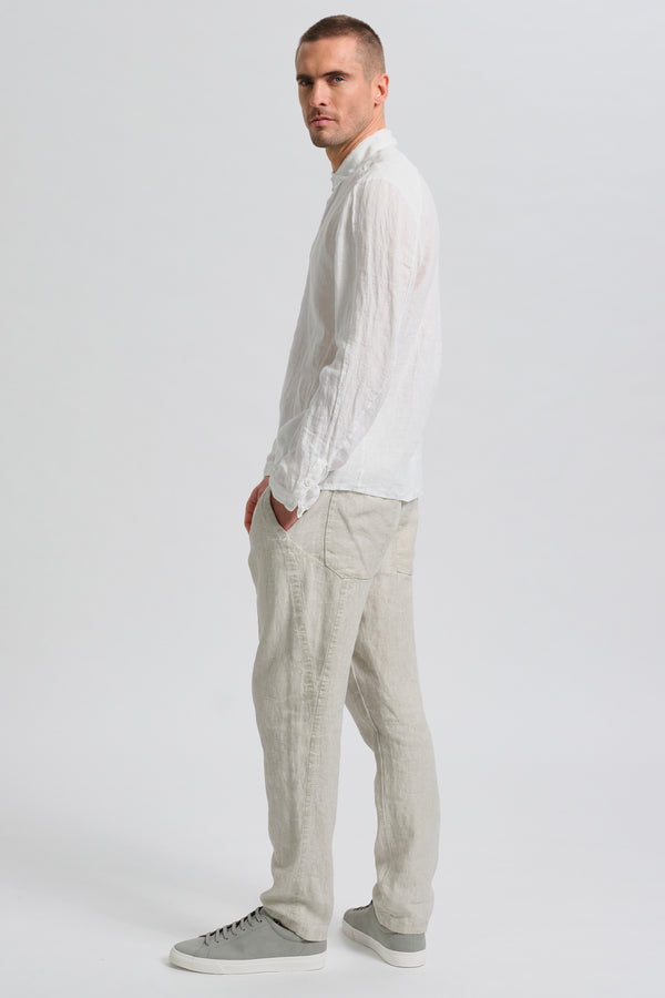 Camicia loose- fit in tela leggera di lino | 1017.CFUTRCV310.U00